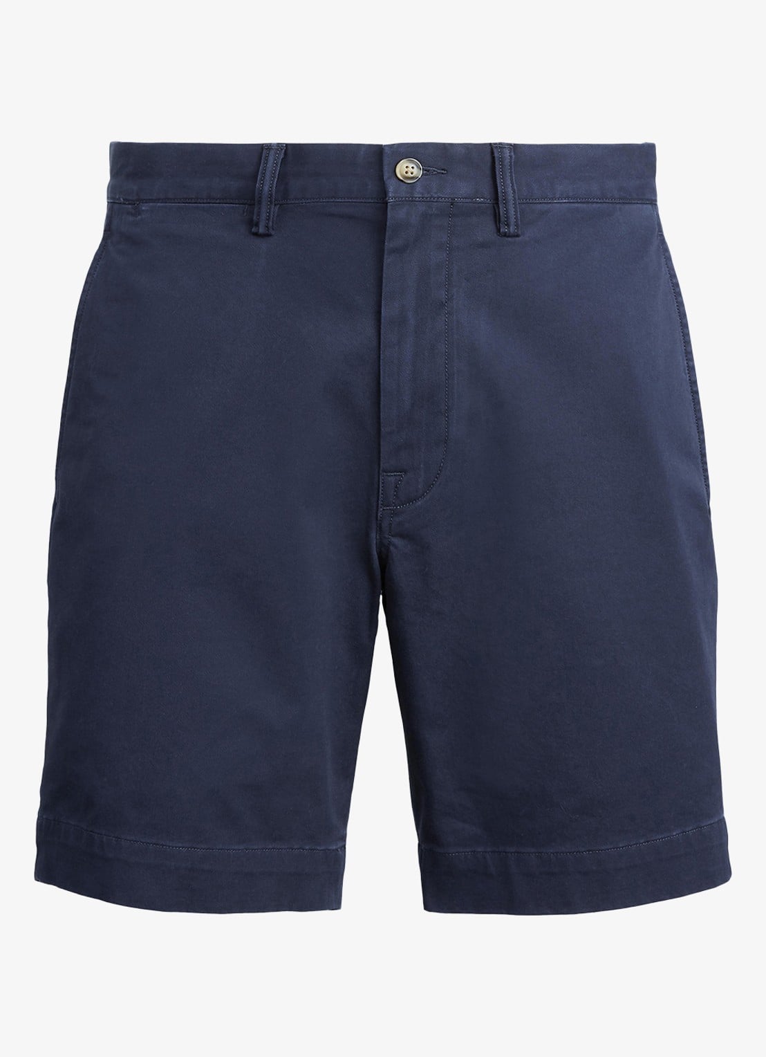 Ralph Lauren Straight fit korte chino met stretch - voorkant 5 nautical ink / blauw