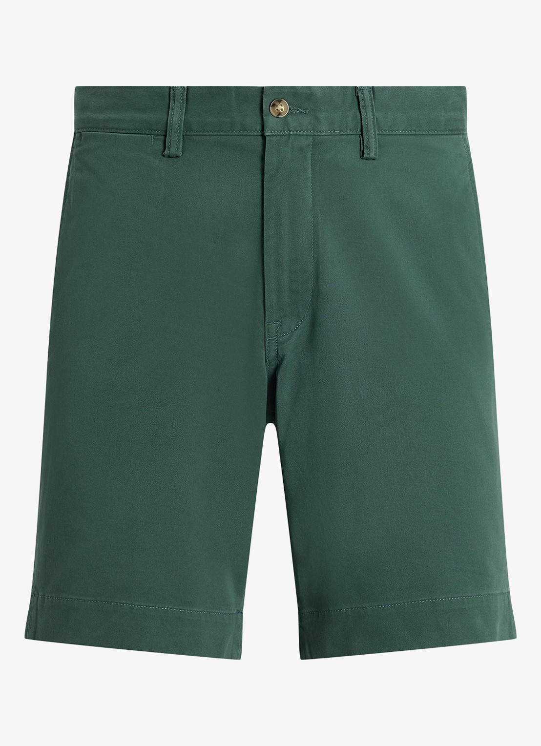 Ralph Lauren Straight fit korte chino met stretch - voorkant 2 charter green / groen