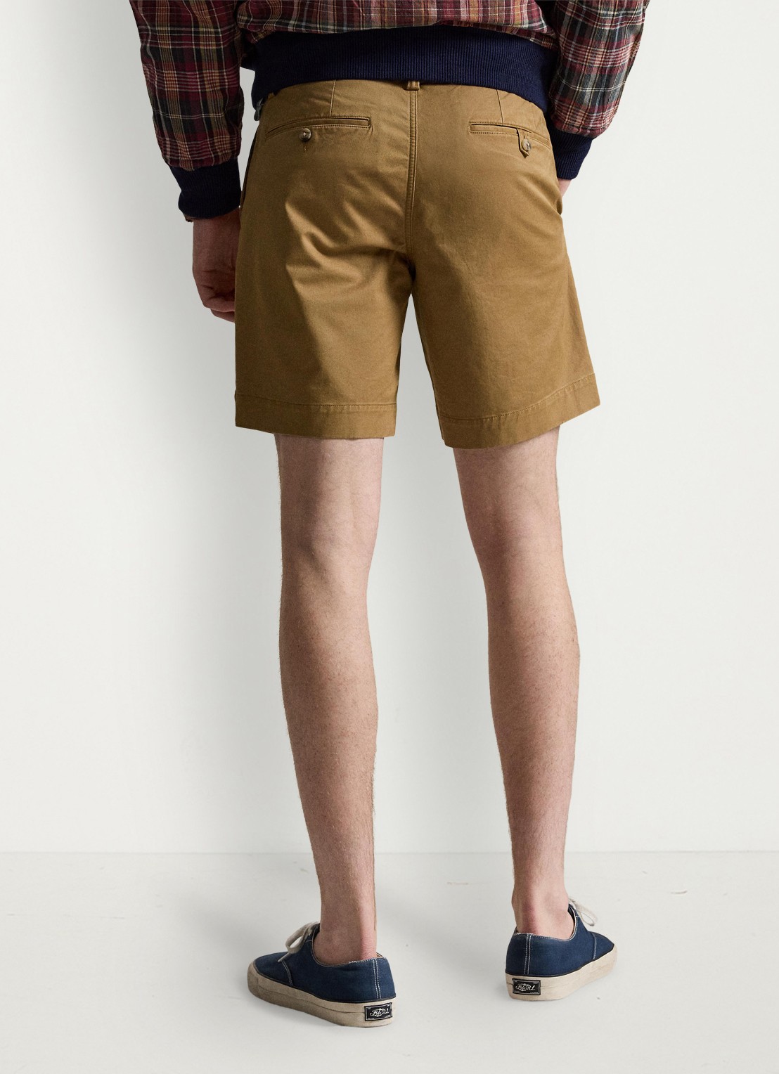 Ralph Lauren Straight fit korte chino met stretch - achterkant 3 sandsurf-24od