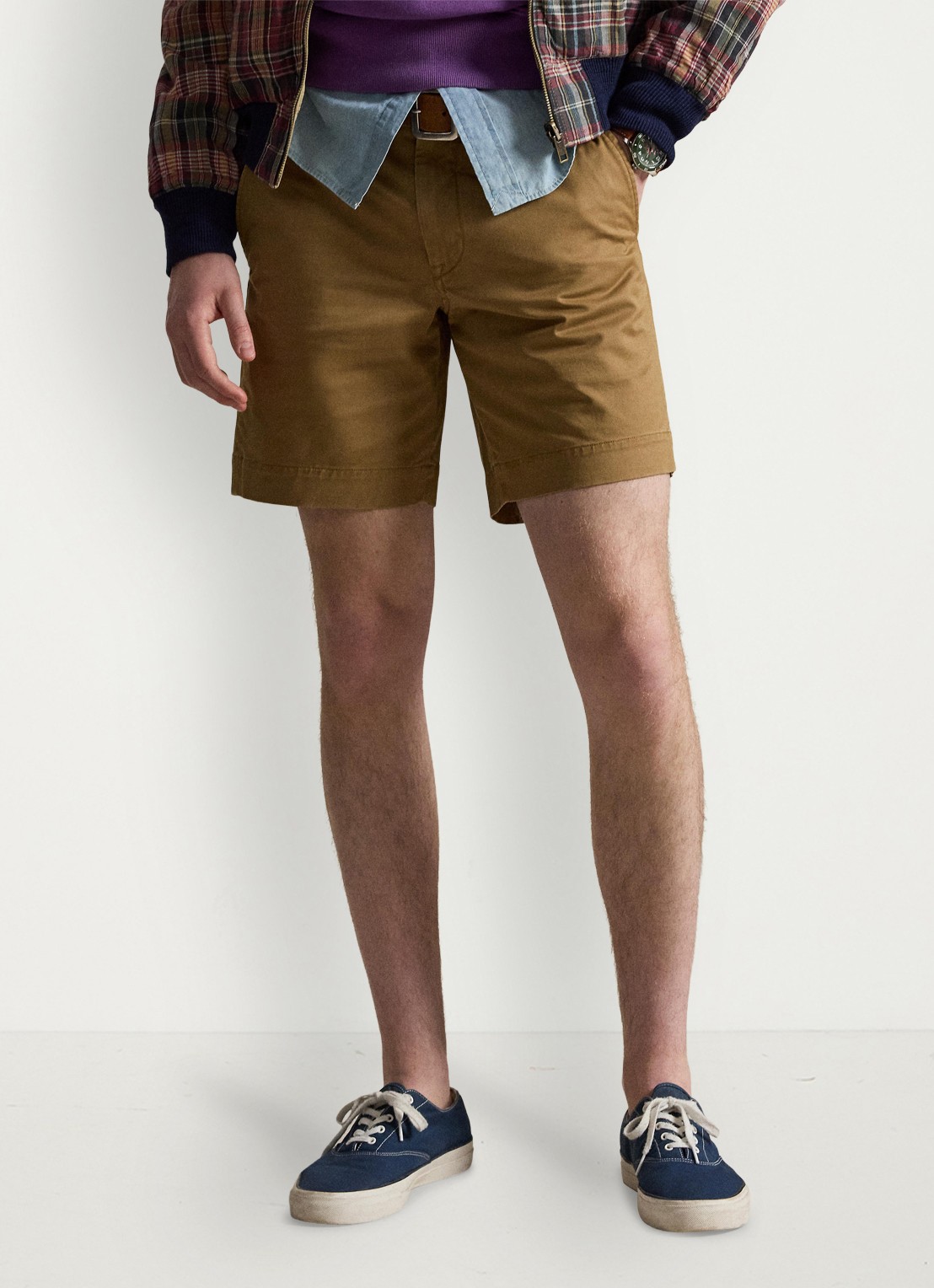 Ralph Lauren Straight fit korte chino met stretch - detail sandsurf-24od