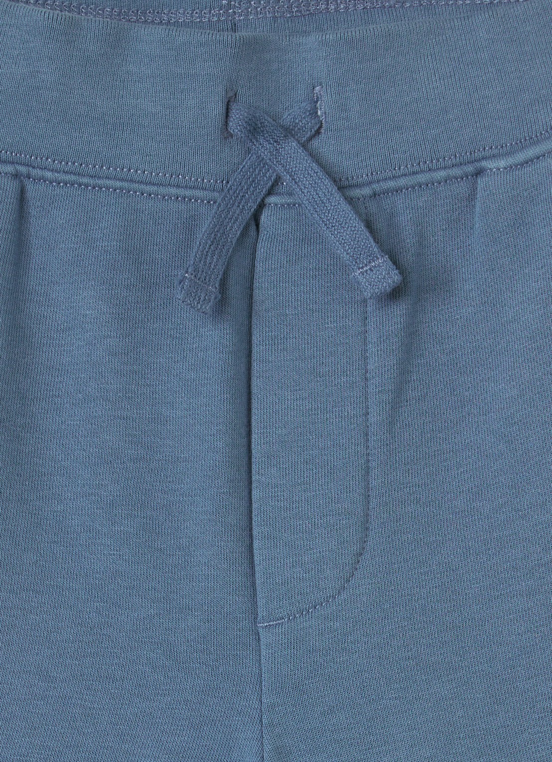Ralph Lauren Straight fit korte jogginbroek met logoborduring - detail 3 staalblauw