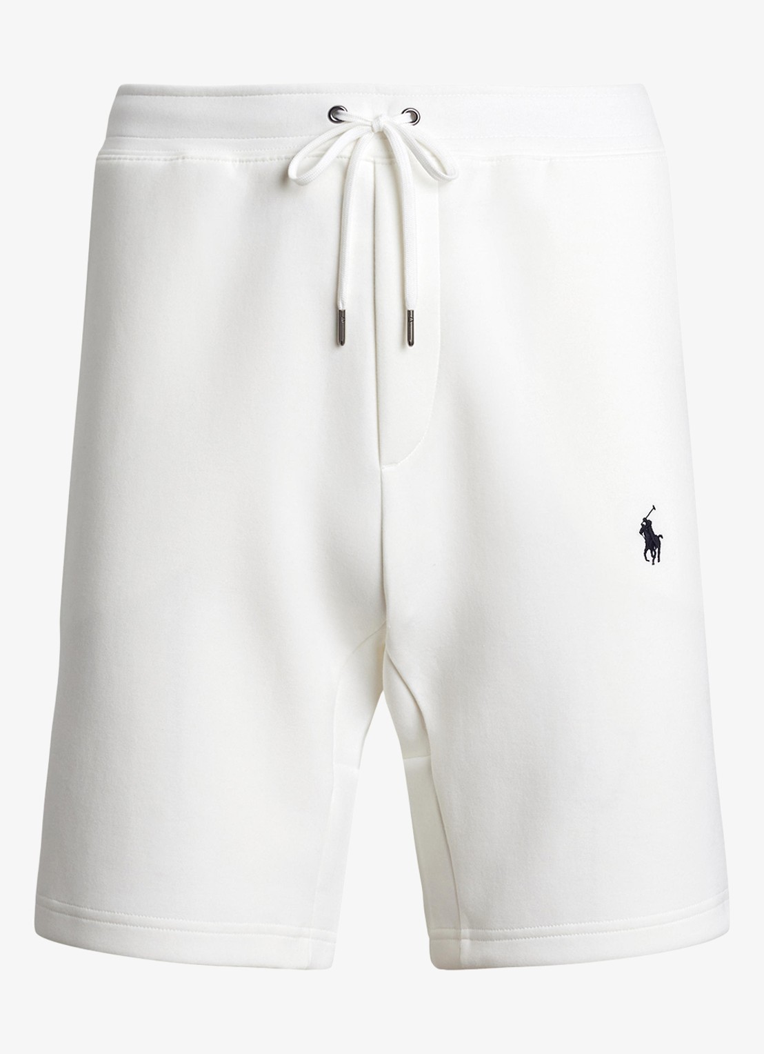 Ralph Lauren Straight fit korte joggingbroek met logo en steekzakken - voorkant white / wit