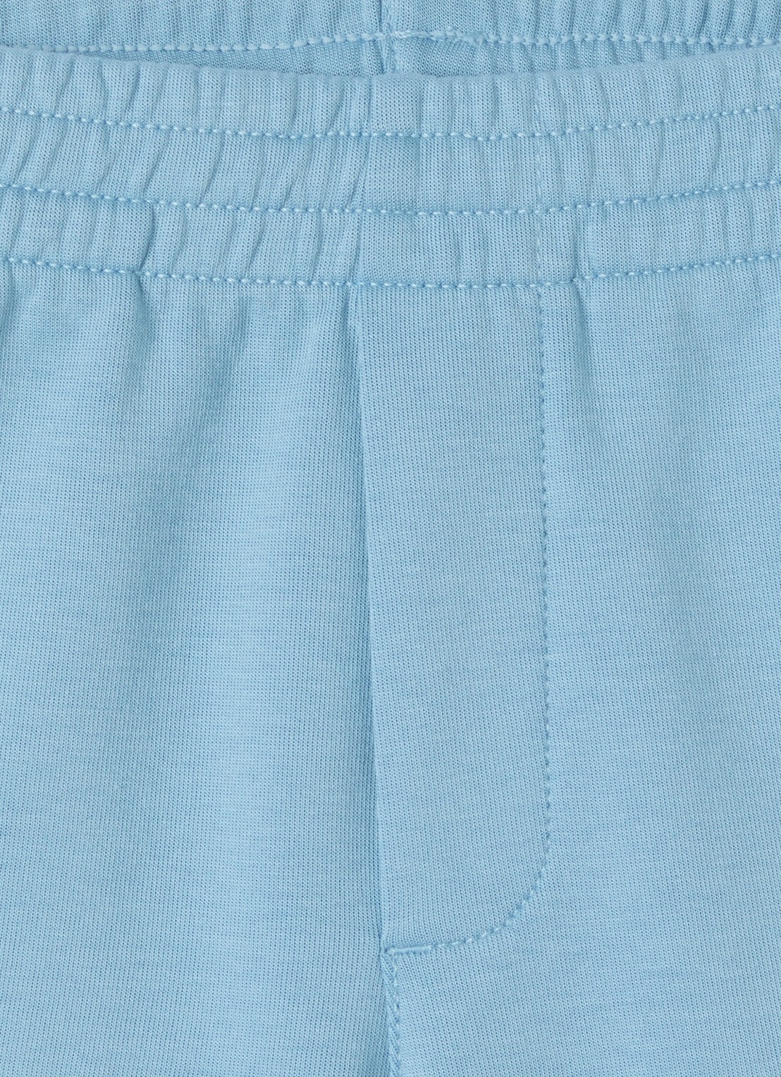 Ralph Lauren Straight fit korte joggingbroek met logo - detail lichtblauw