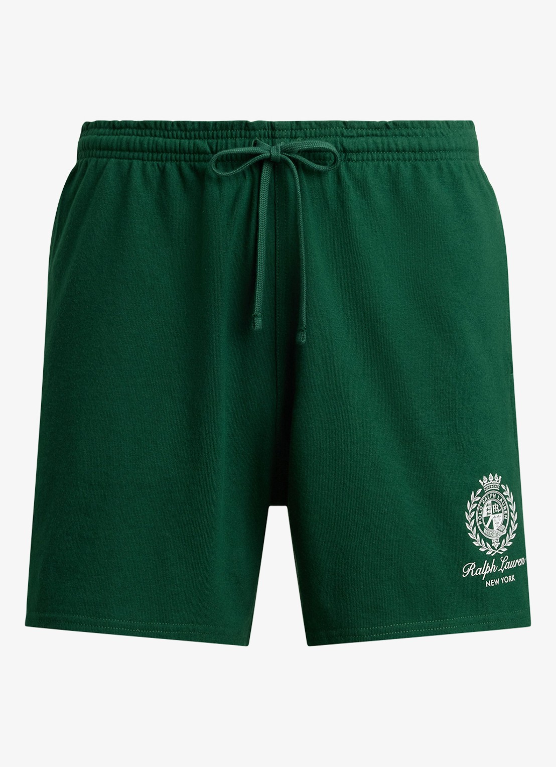 Ralph Lauren Straight fit korte joggingbroek met logo - voorkant 3 new forest-2z8d