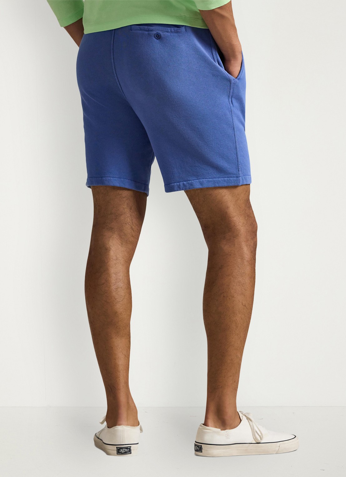 Ralph Lauren Straight fit korte joggingbroek met steekzakken - achterkant modern royal-34yb