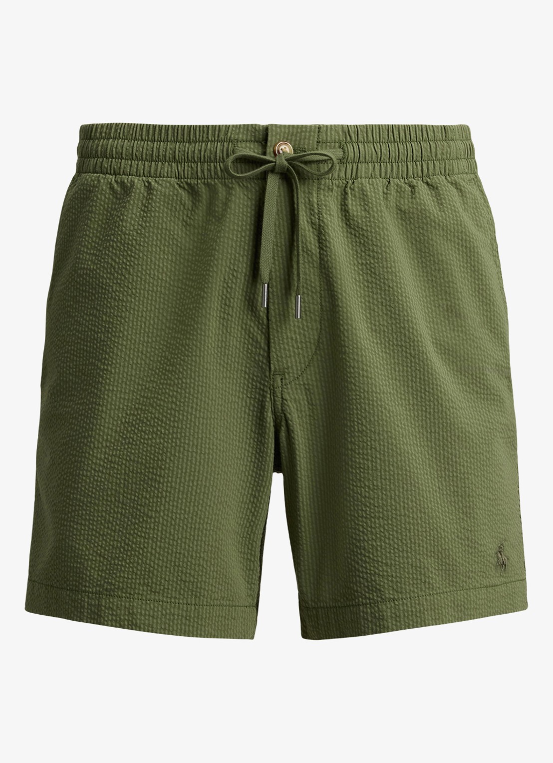 Ralph Lauren Straight fit short met steekzakken - voorkant 4 supply olive/garden trail