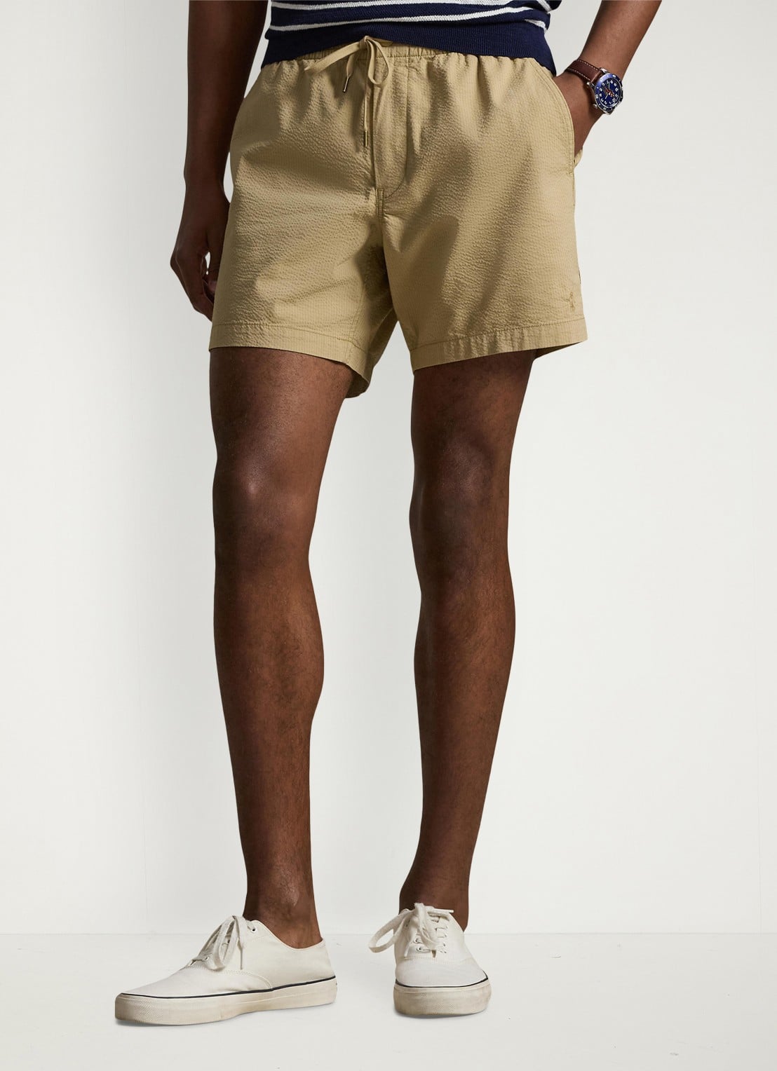 Ralph Lauren Straight fit short met steekzakken - detail 3 coastal beige/rl khaki multi