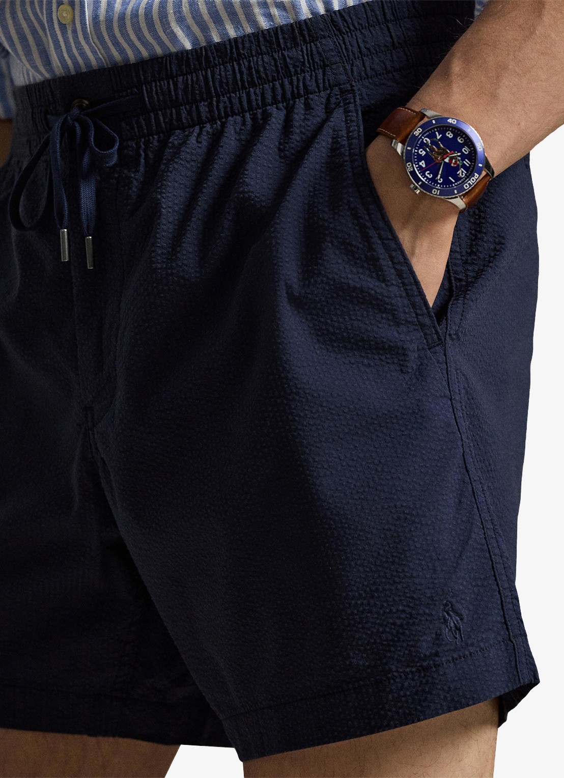 Ralph Lauren Straight fit short met steekzakken - detail 5 newport navy/navy