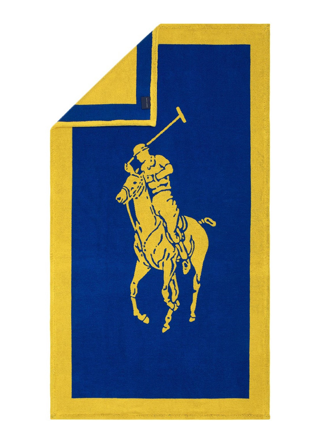 Ralph Lauren Strandlaken - 500 gr/m2 - 100 x 170 cm - achterkant 5 geel