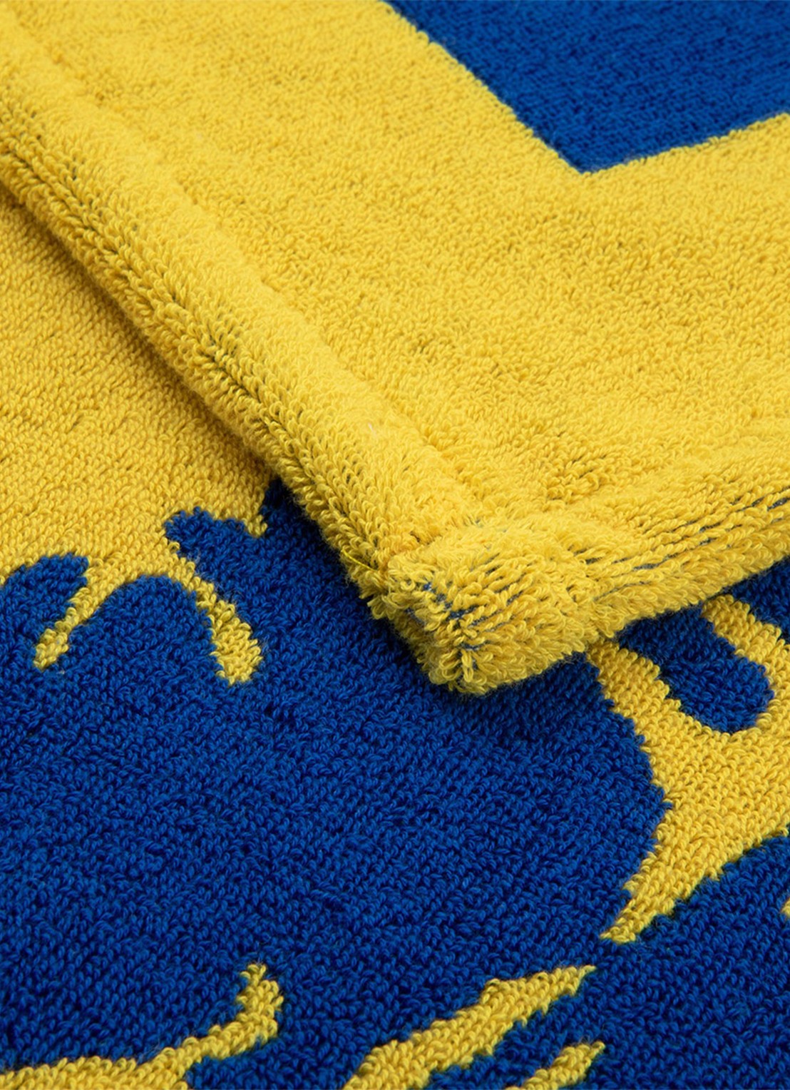 Ralph Lauren Strandlaken - 500 gr/m2 - 100 x 170 cm - detail 2 geel
