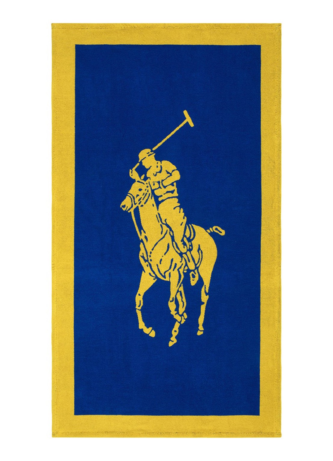 Ralph Lauren Strandlaken - 500 gr/m2 - 100 x 170 cm - voorkant 3 geel