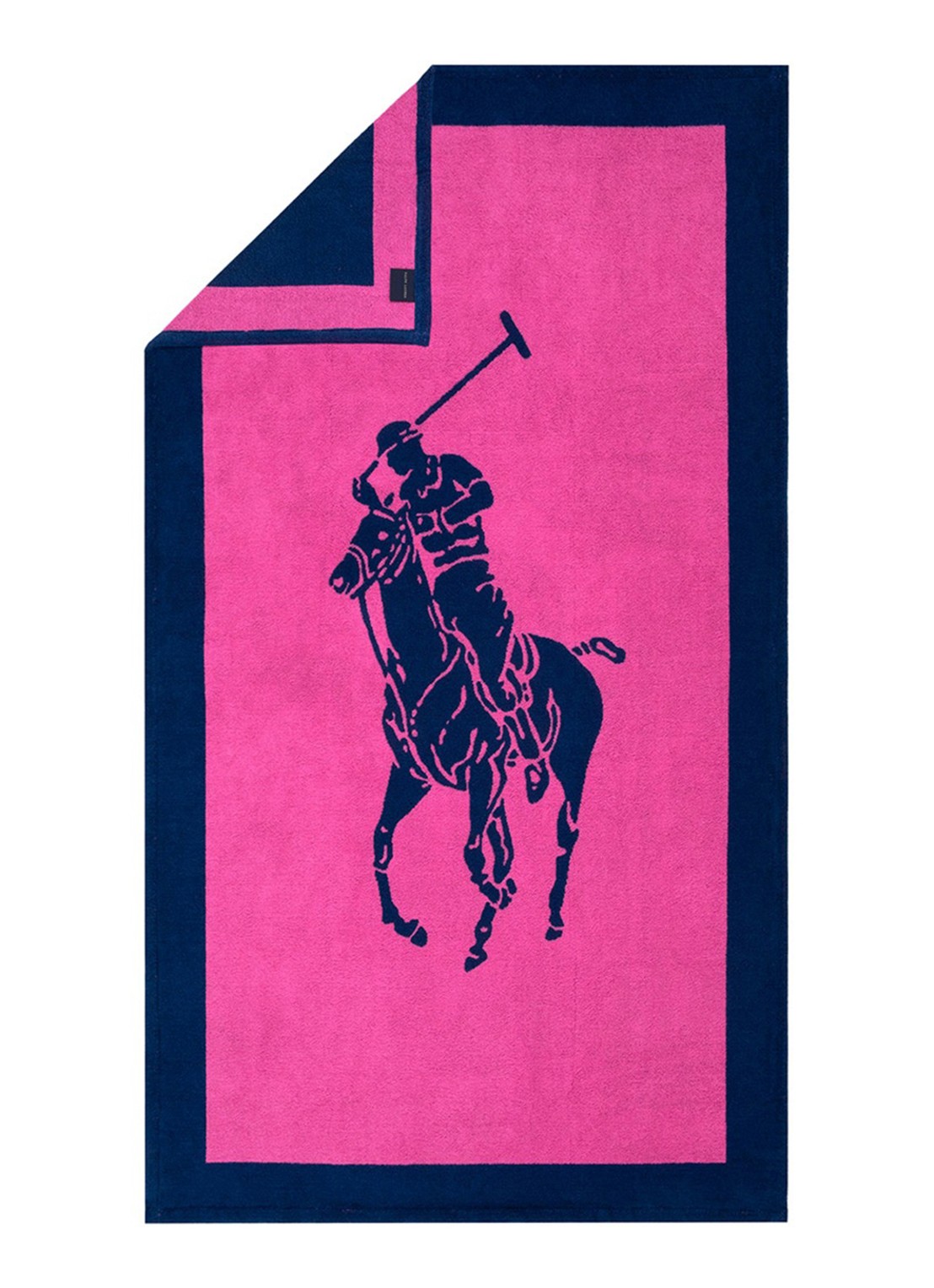Ralph Lauren Strandlaken - 500 gr/m2 - 100 x 170 cm - achterkant 5 donkerblauw