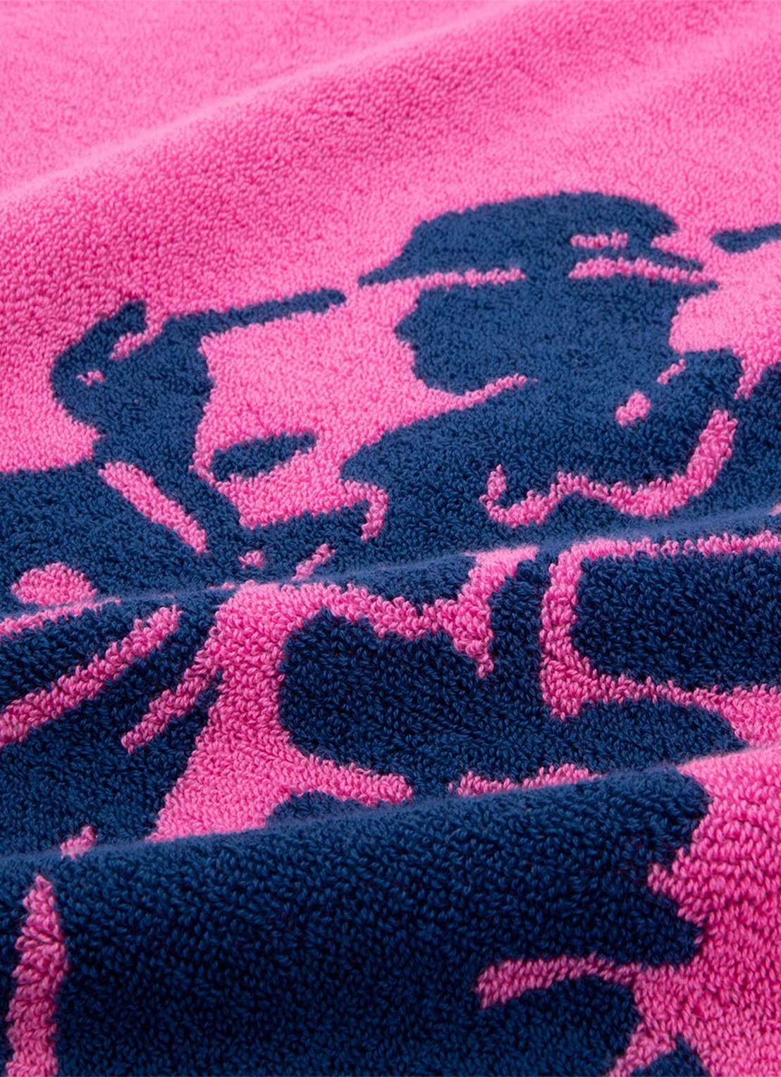 Ralph Lauren Strandlaken - 500 gr/m2 - 100 x 170 cm - detail donkerblauw