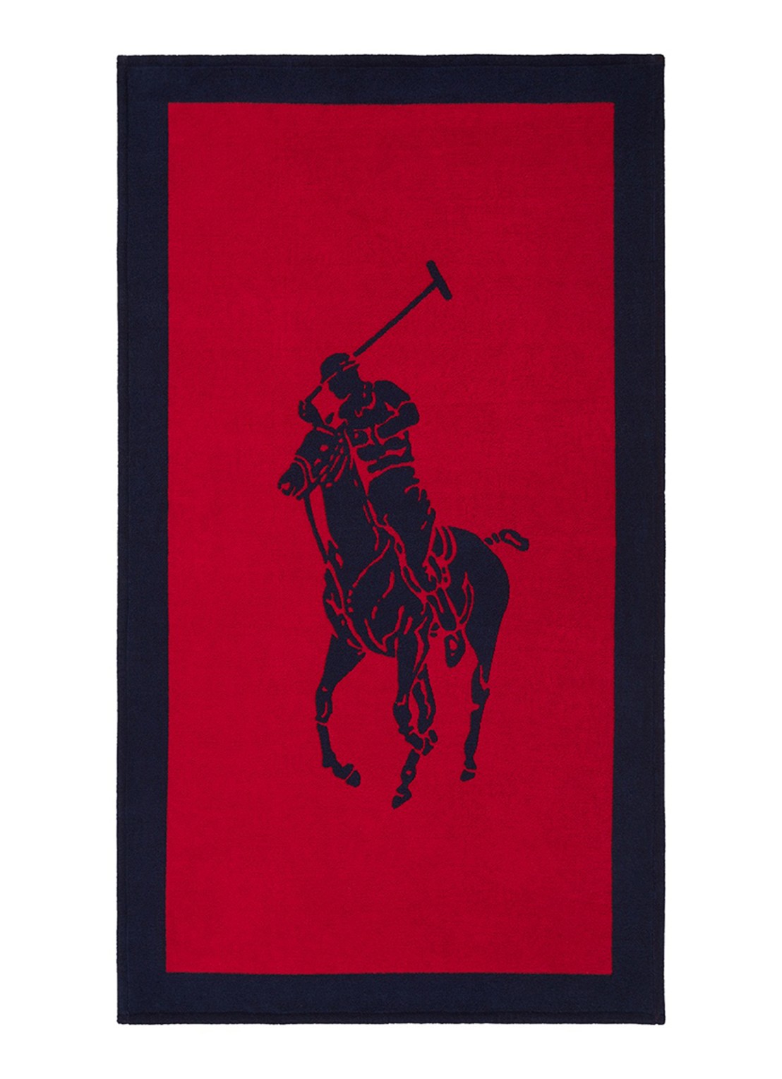 Ralph Lauren Strandlaken - 500 gr/m2 - 100 x 170 cm - voorkant 4 rood