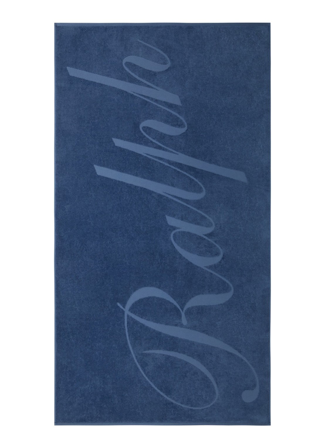 Ralph Lauren Strandlaken - 500 gr/m2 - 90 x 170 cm - voorkant 3 blauw