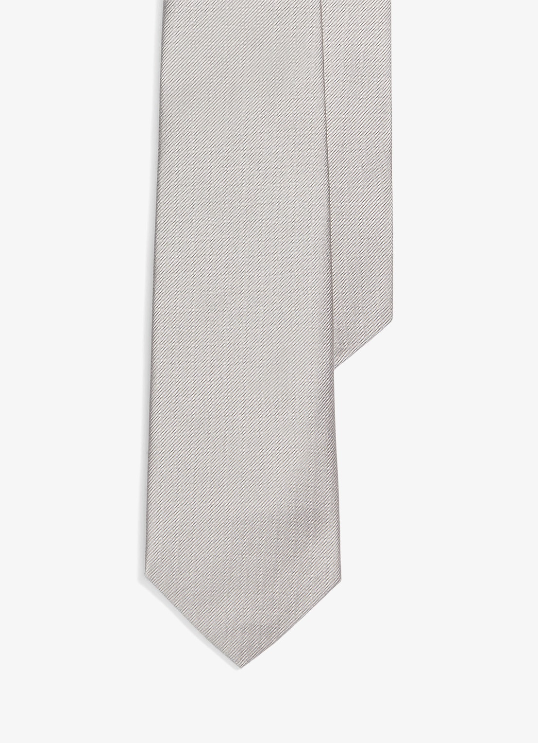 Ralph Lauren Stropdas van zijde - voorkant grey / grijs