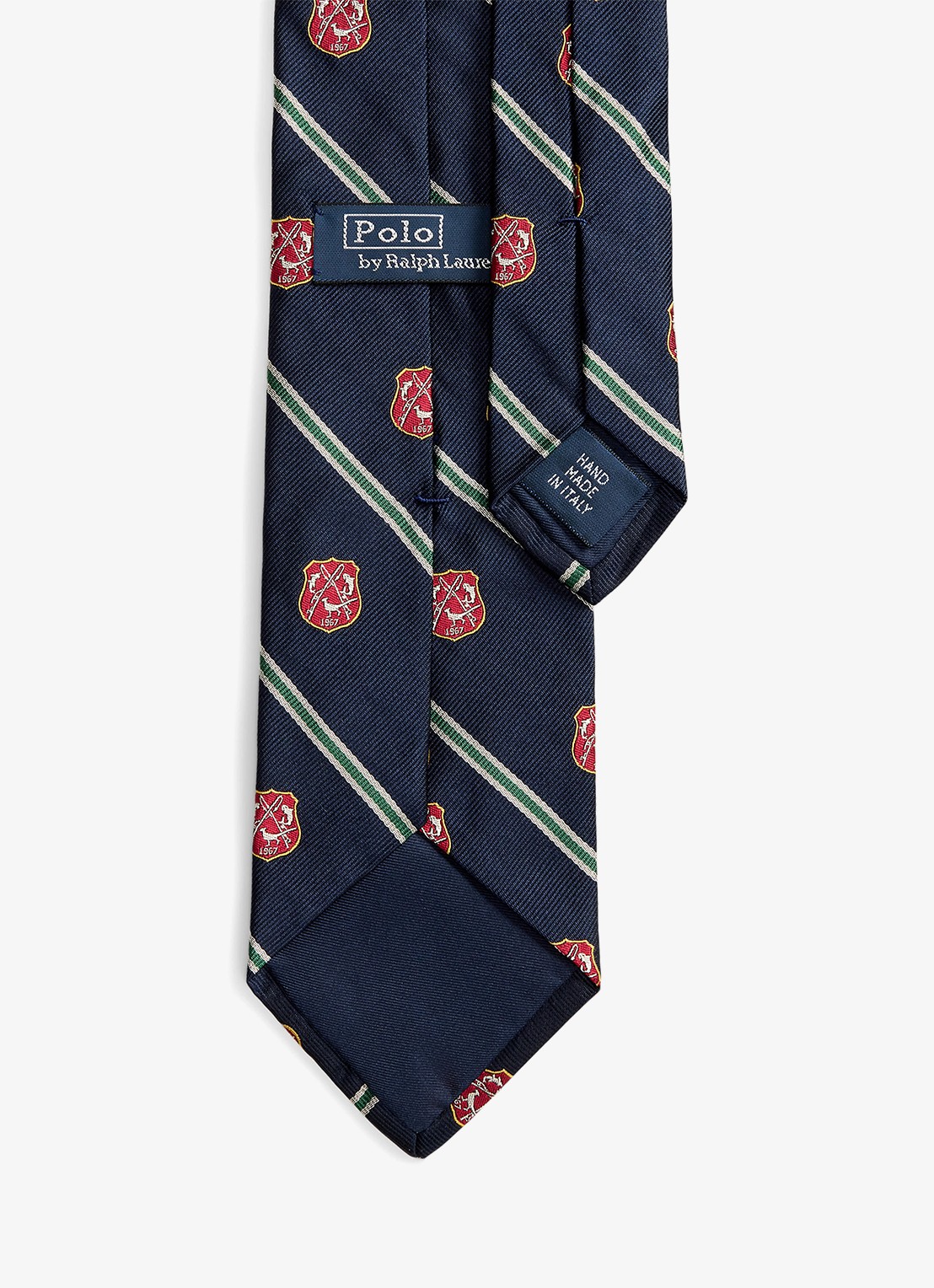Ralph Lauren Stropdas van zijde - detail donkerblauw