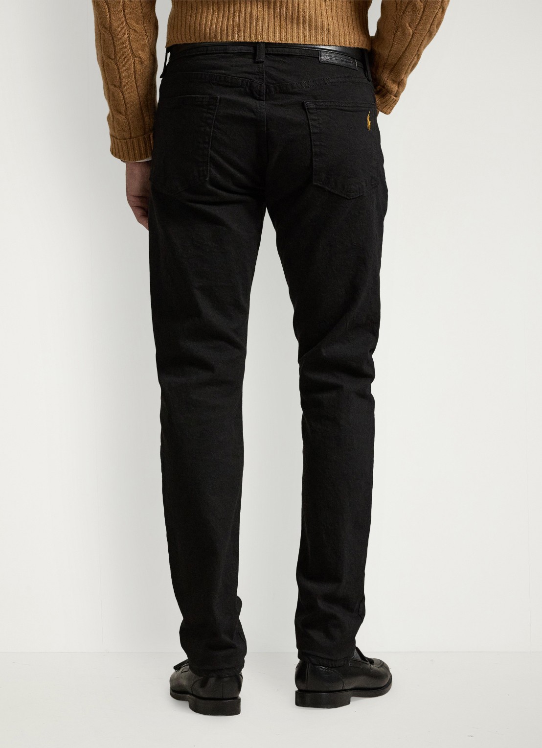 Ralph Lauren Sullivan slim fit jeans met gekleurde wassing - achterkant 3 hdn black / zwart