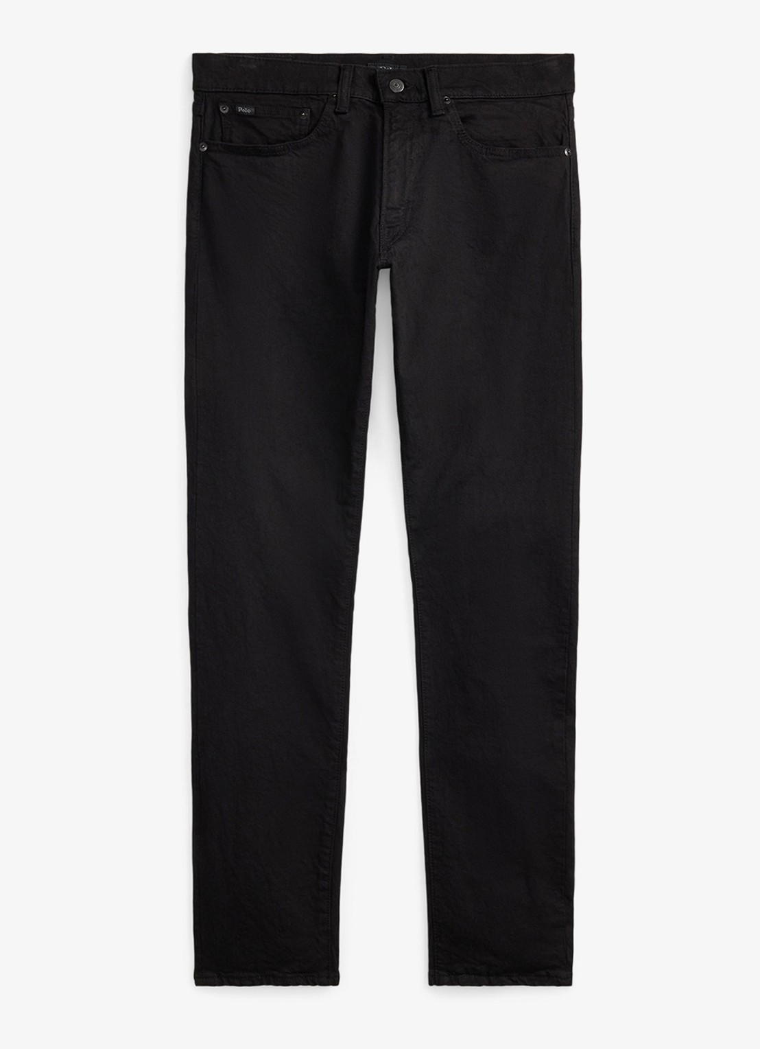 Ralph Lauren Sullivan slim fit jeans met gekleurde wassing - voorkant hdn black / zwart
