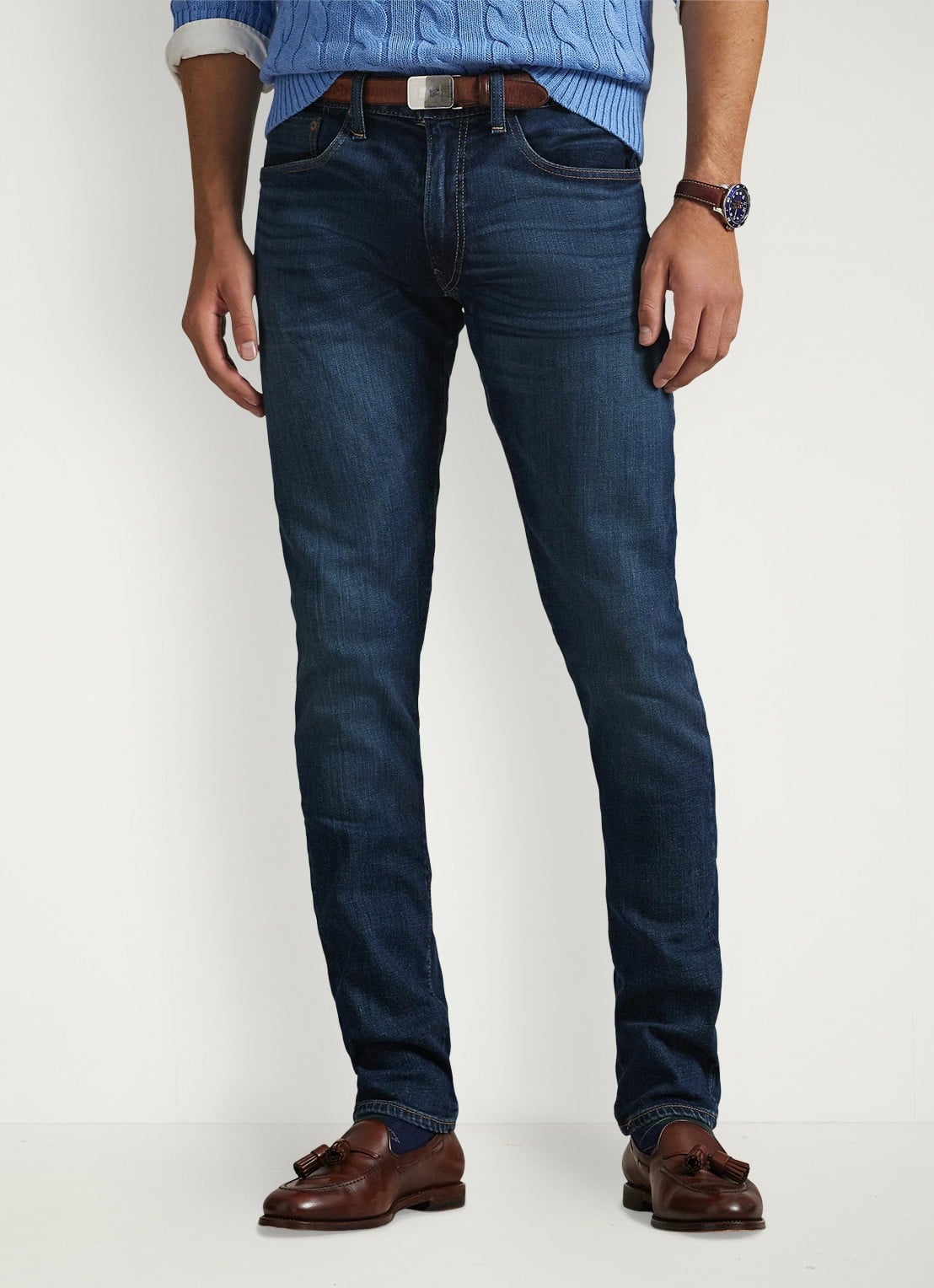 Ralph Lauren Sullivan slim jeans met stretch - detail 2 rockford / indigo