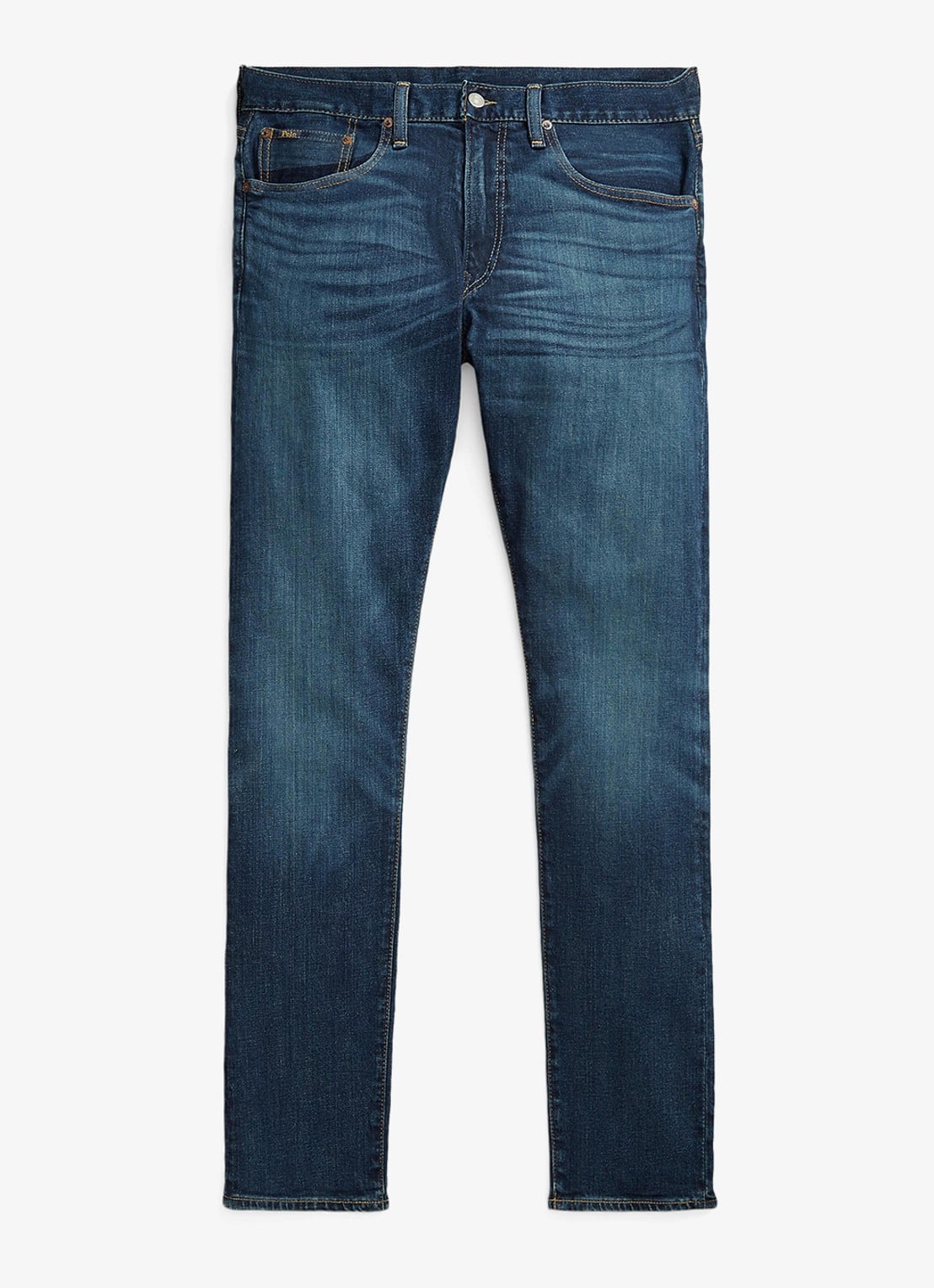 Ralph Lauren Sullivan slim jeans met stretch - voorkant 3 rockford / indigo