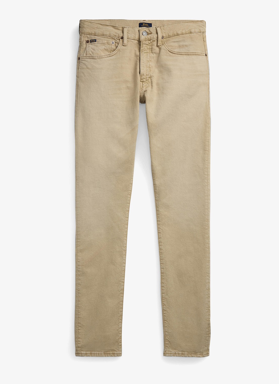 Ralph Lauren Sullivan slim stretch Polo Pony jeans  - voorkant 2 hdn khaki hill / khaki