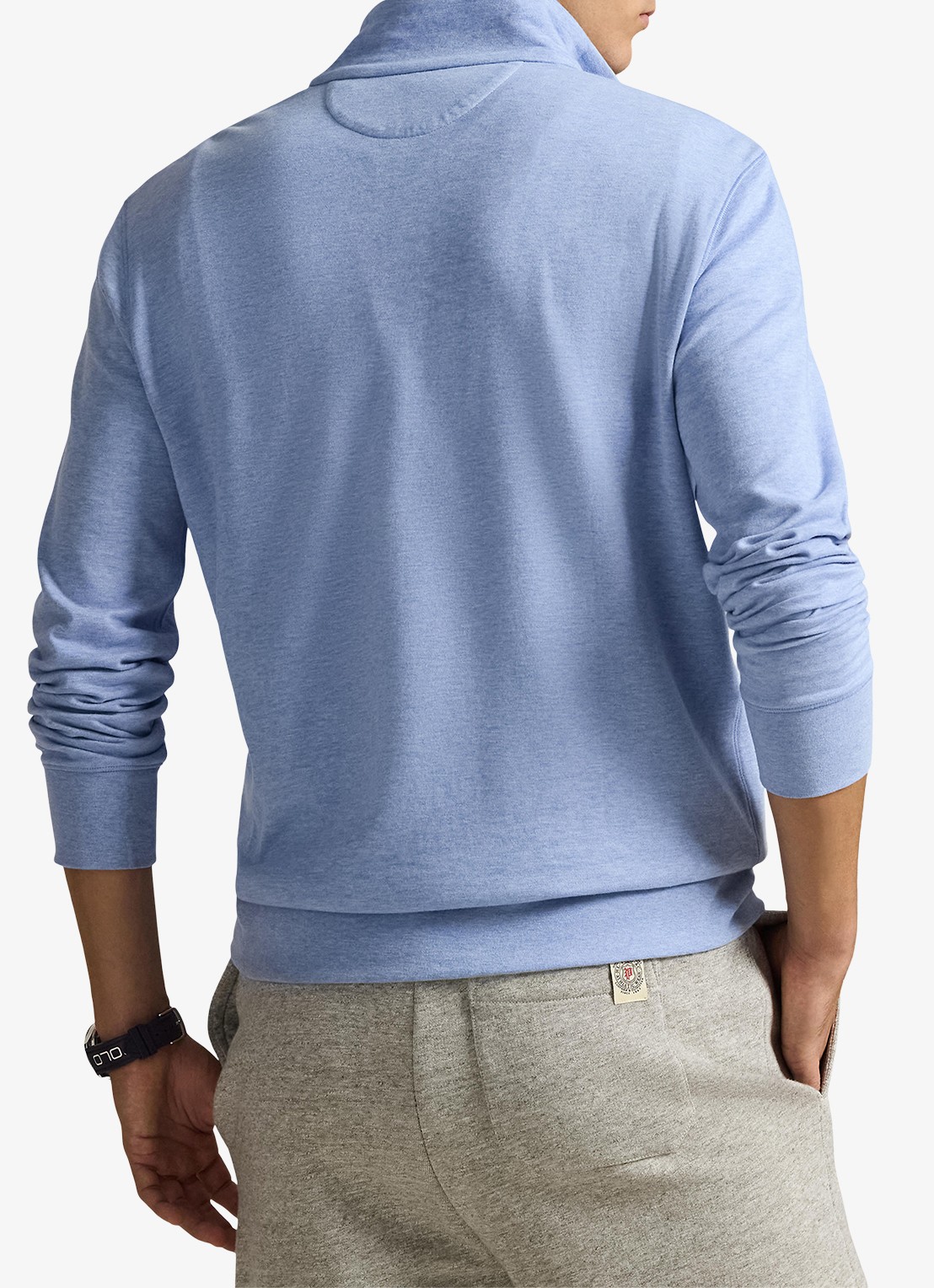 Ralph Lauren Sweater met halve rits en logoborduring - achterkant 3 isle hearher