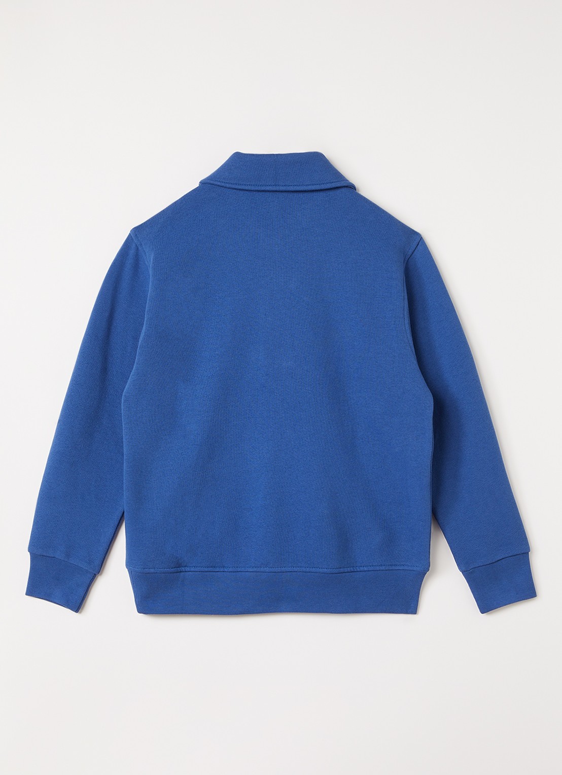 Ralph Lauren Sweater met halve rits - voorkant 2 blauw