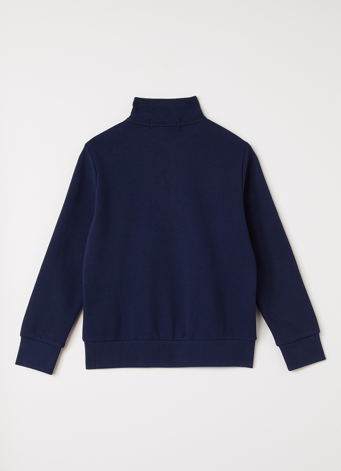 Ralph Lauren Sweater met halve rits - voorkant 2 donkerblauw