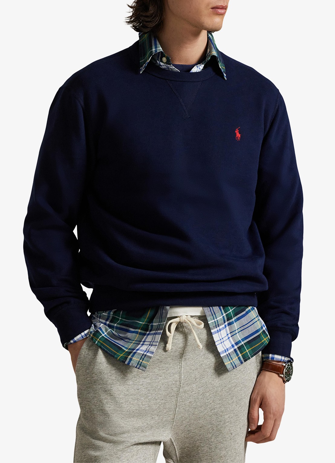 Ralph Lauren Sweater met logo - detail 4 cruise navy