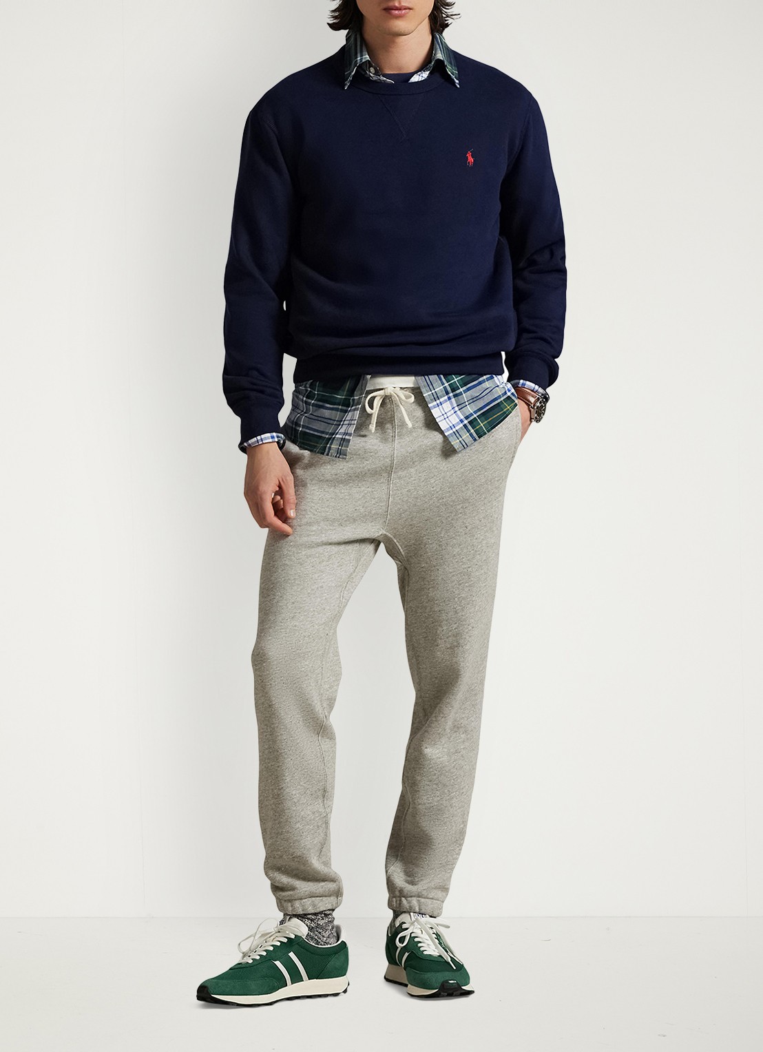Ralph Lauren Sweater met logo - voorkant 3 cruise navy