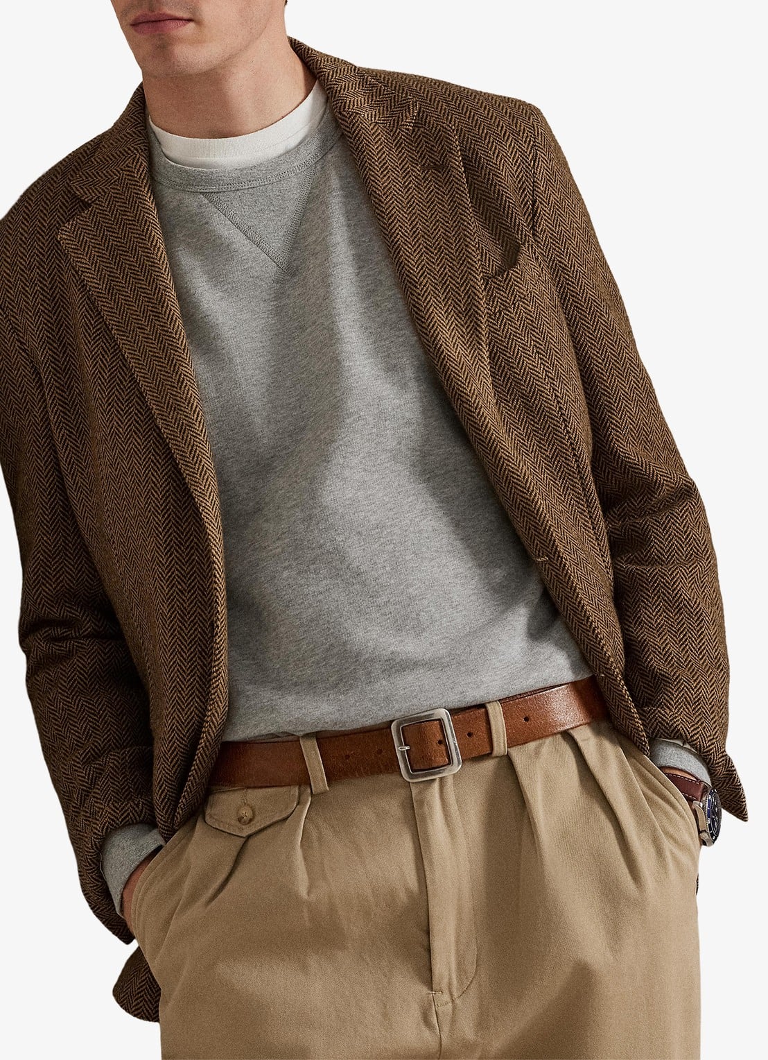 Ralph Lauren Sweater met logo - detail 5 andover heather