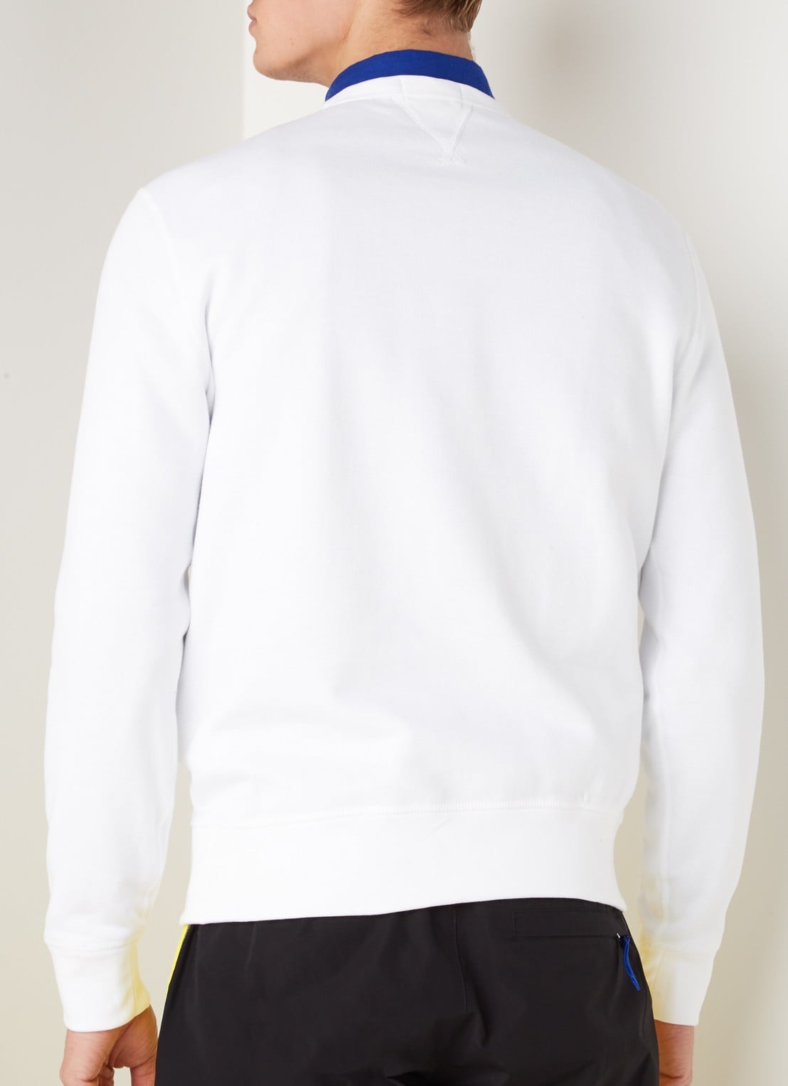 Ralph Lauren Sweater met logo - achterkant 2 patterned - white