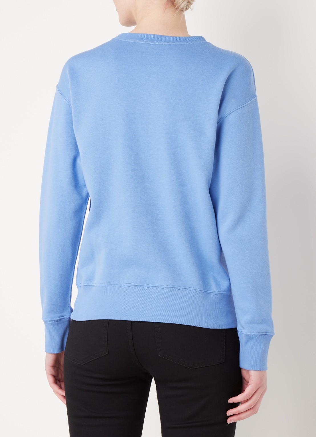 Ralph Lauren Sweater met logoborduring - achterkant blauw
