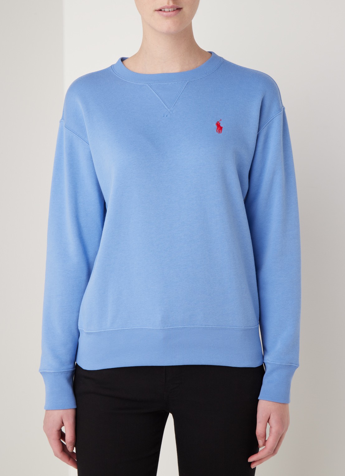 Ralph Lauren Sweater met logoborduring - detail 4 blauw