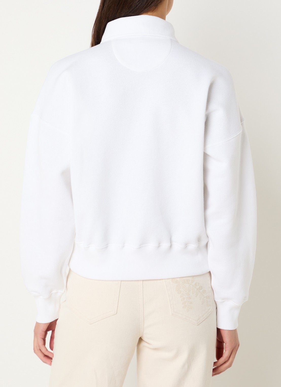 Ralph Lauren Sweater met logoborduring - achterkant 3 wit