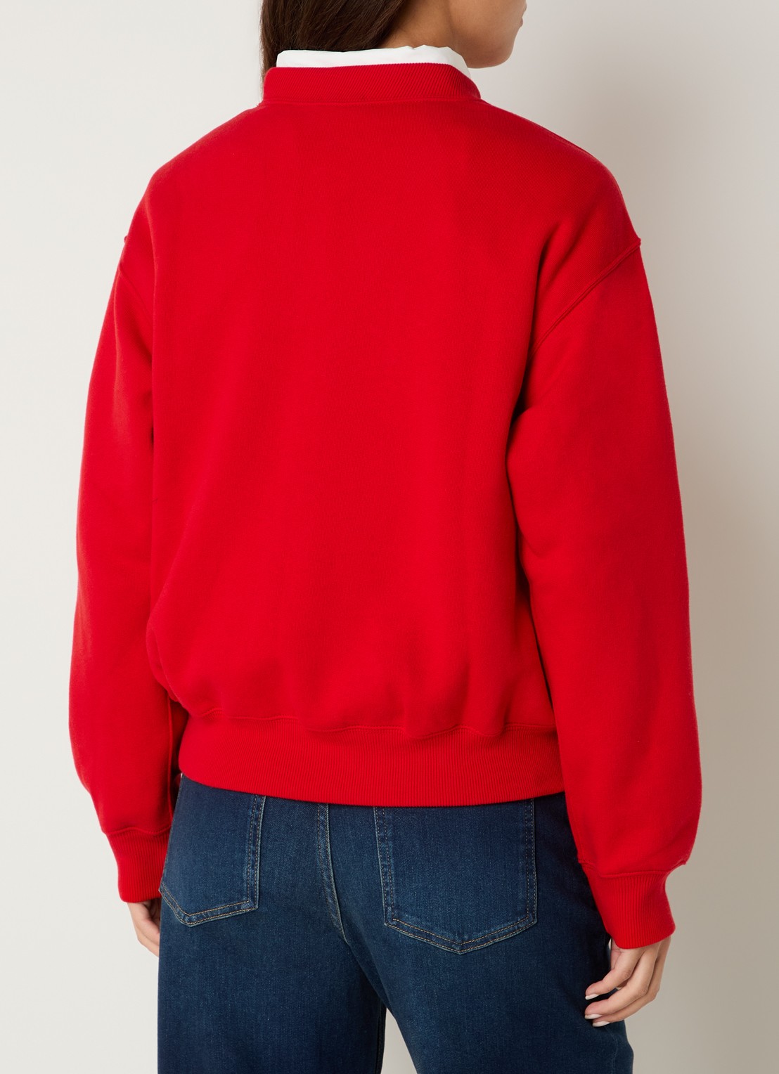 Ralph Lauren Sweater met logoborduring - achterkant rood