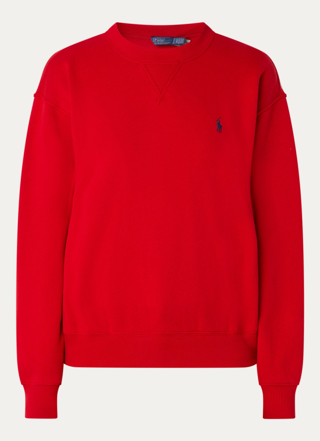 Ralph Lauren Sweater met logoborduring - voorkant 2 rood