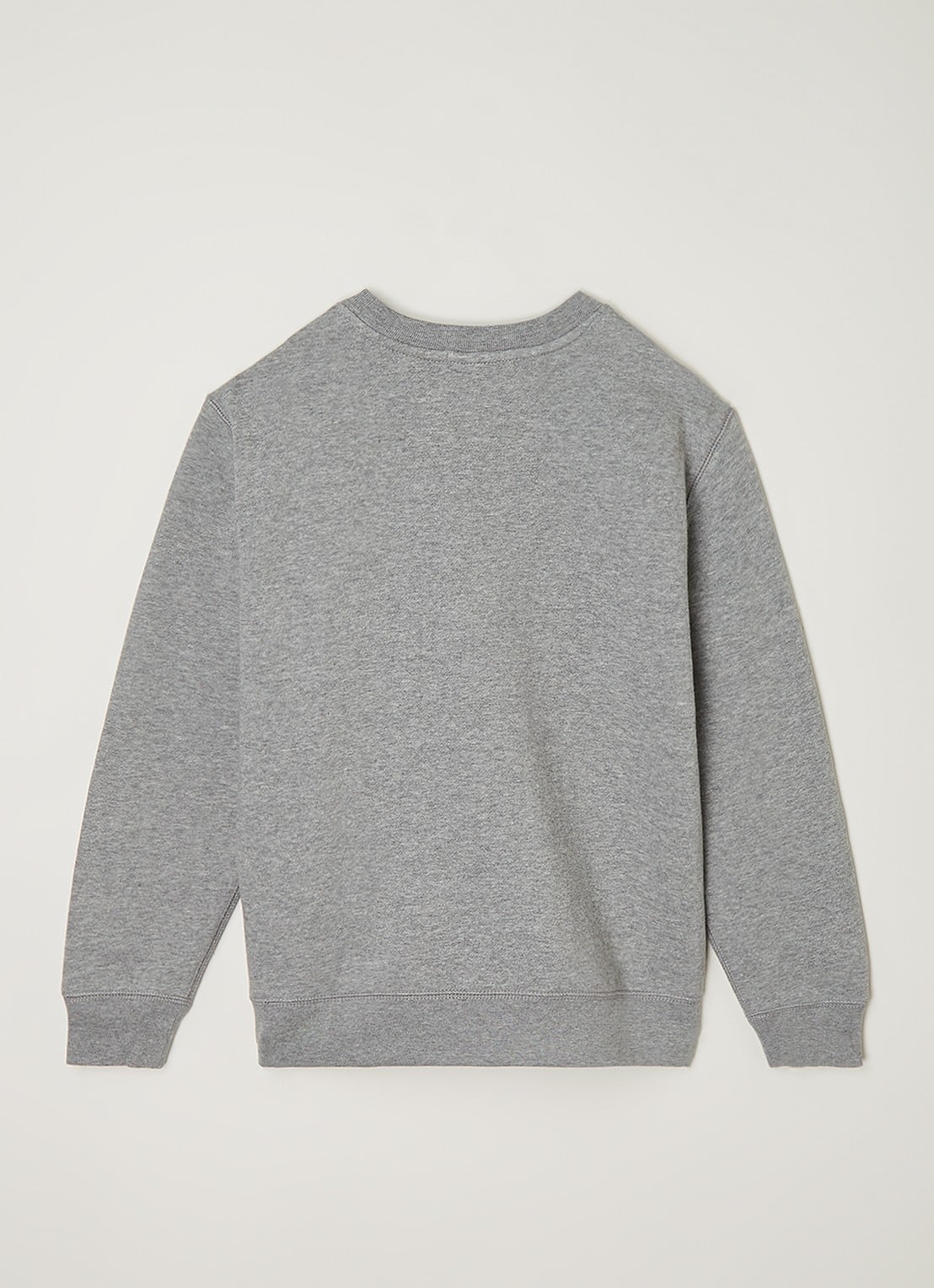 Ralph Lauren Sweater met logoborduring - voorkant 2 grijs
