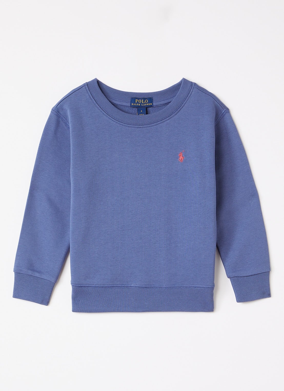 Ralph Lauren Sweater met logoborduring - voorkant indigo