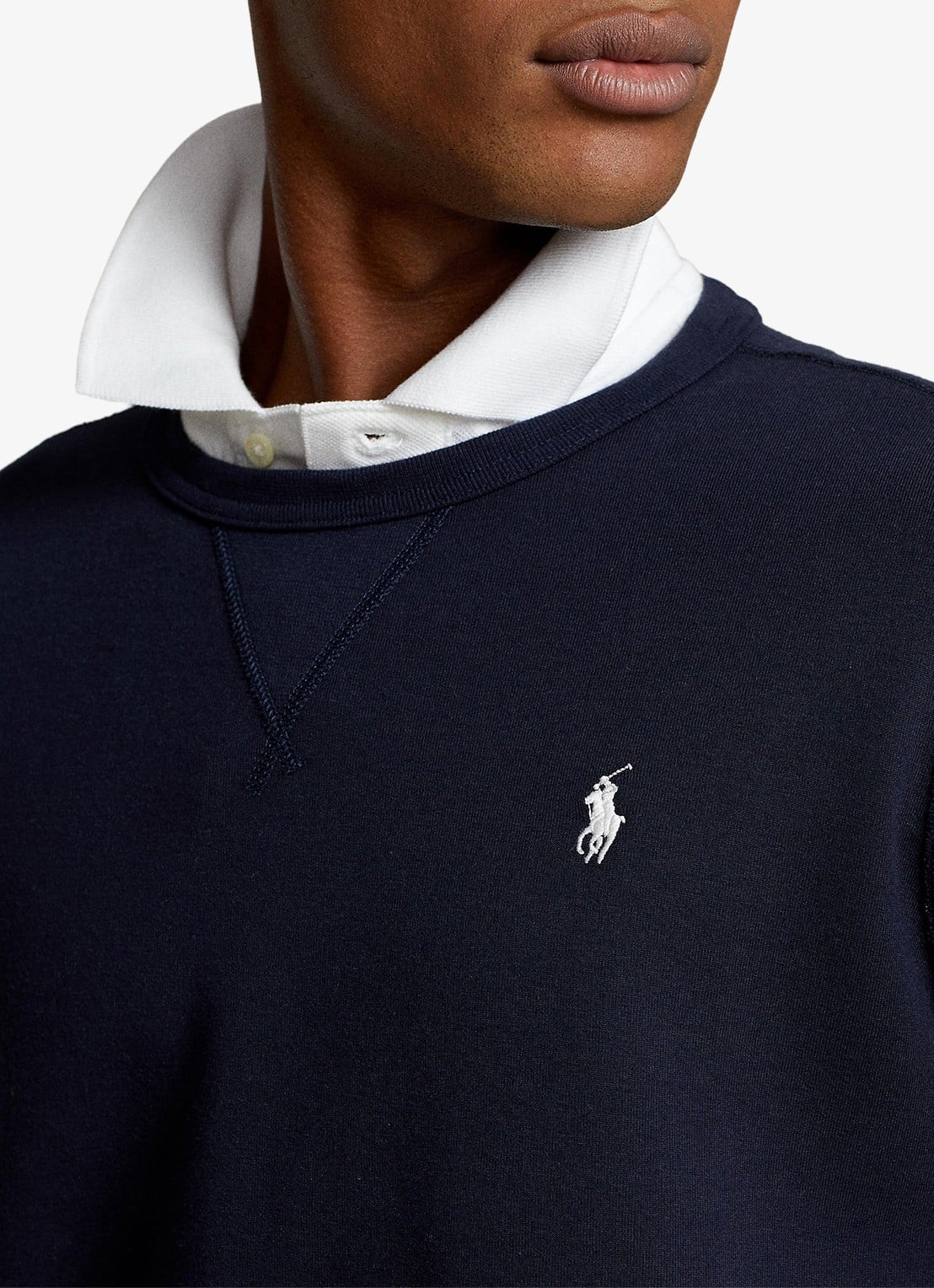 Ralph Lauren Sweater met logoborduring - detail 4 aviator navy