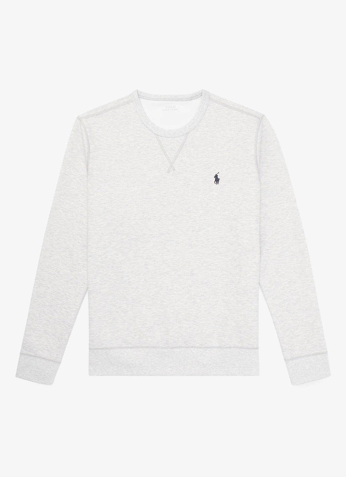 Ralph Lauren Sweater met logoborduring - voorkant lt sport heather / grijs