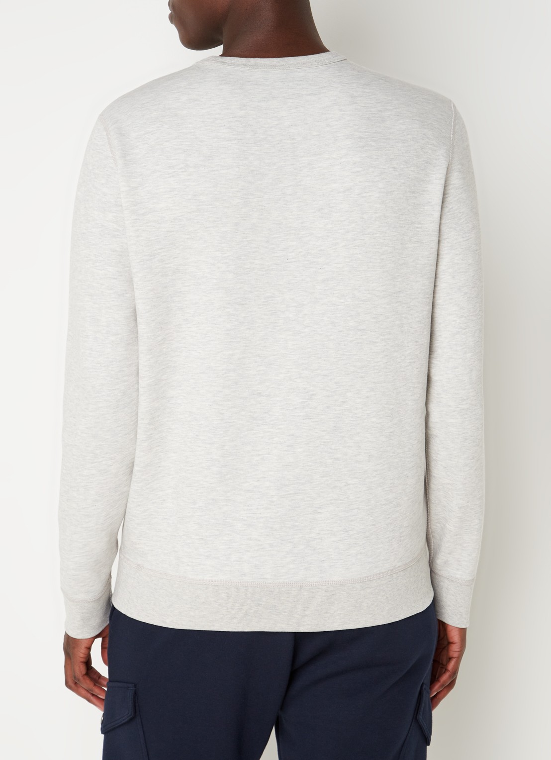 Ralph Lauren Sweater met logoborduring - achterkant 2 lt sport heather / grijs
