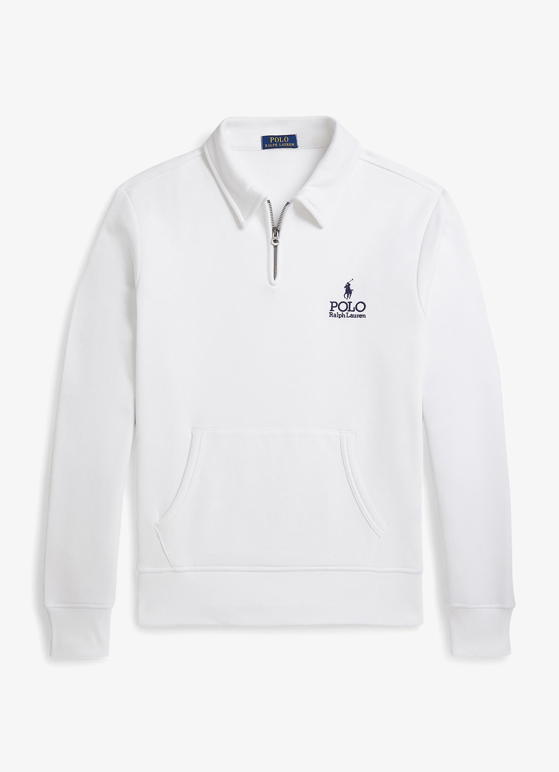 Ralph Lauren Sweater met logoborduring - voorkant 2 white / wit