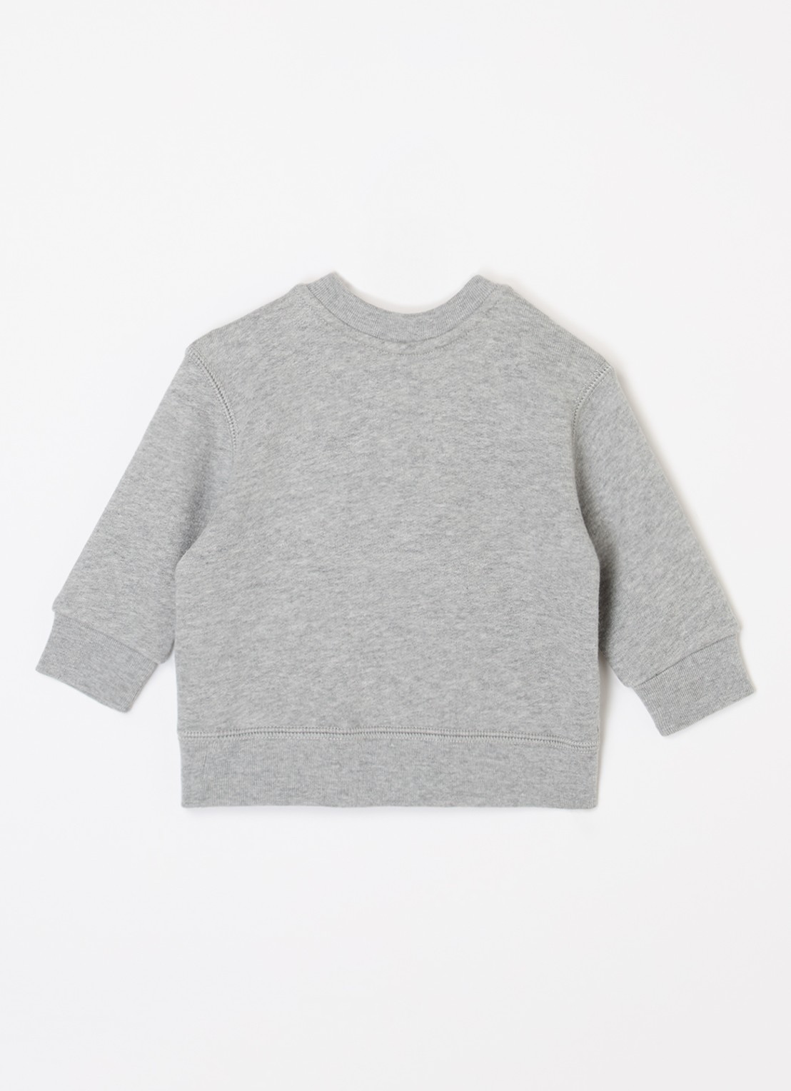 Ralph Lauren Sweater met logoborduring - voorkant 3 grijsmele