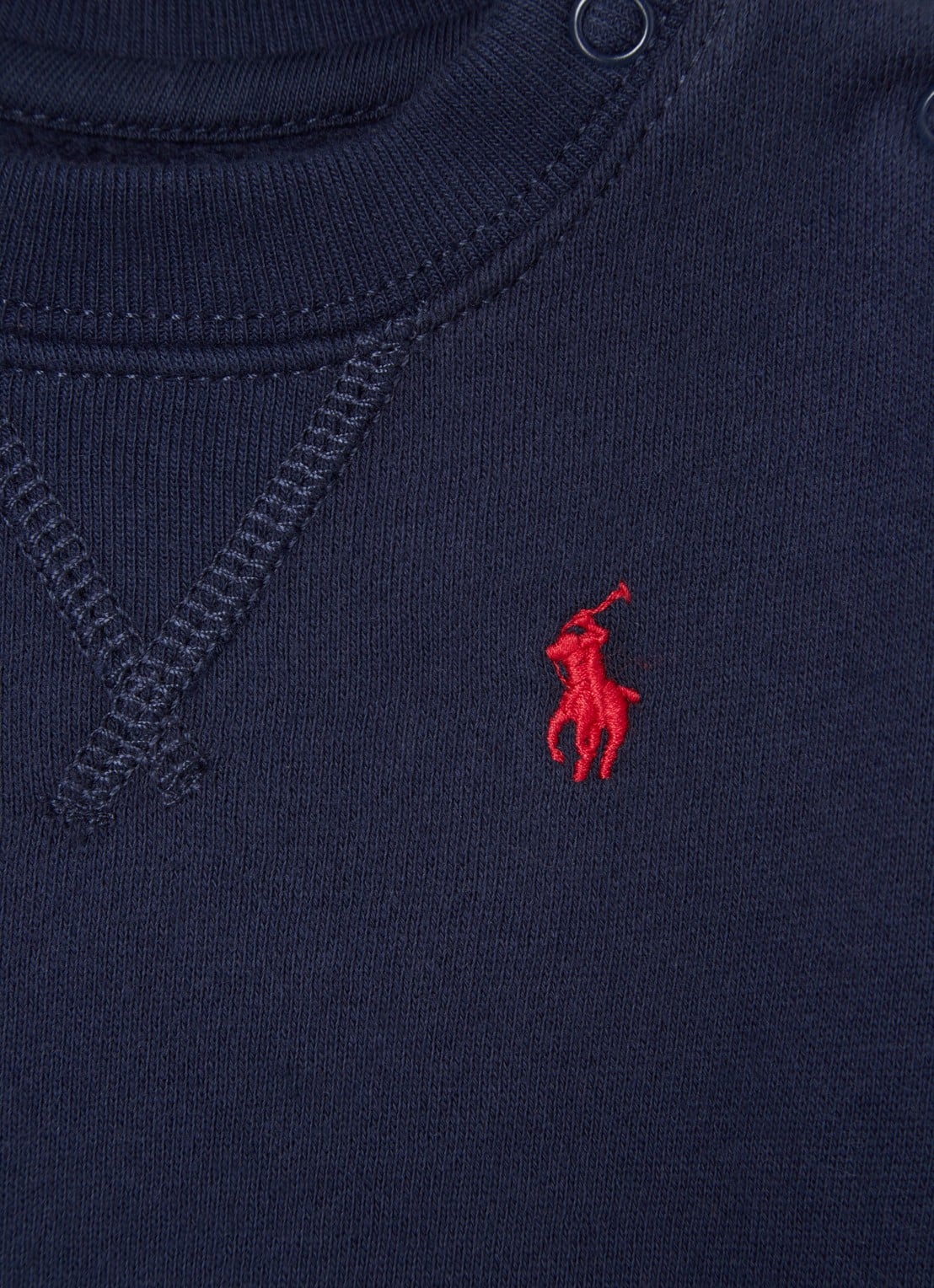 Ralph Lauren Sweater met logoborduring - detail 3 donkerblauw