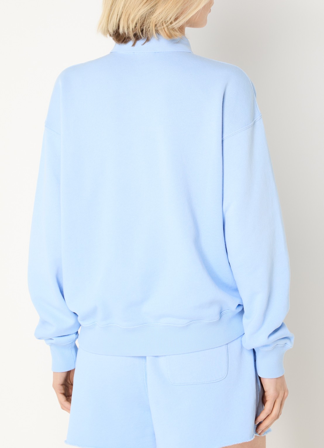 Ralph Lauren Sweater met logoprint - achterkant 3 lichtblauw