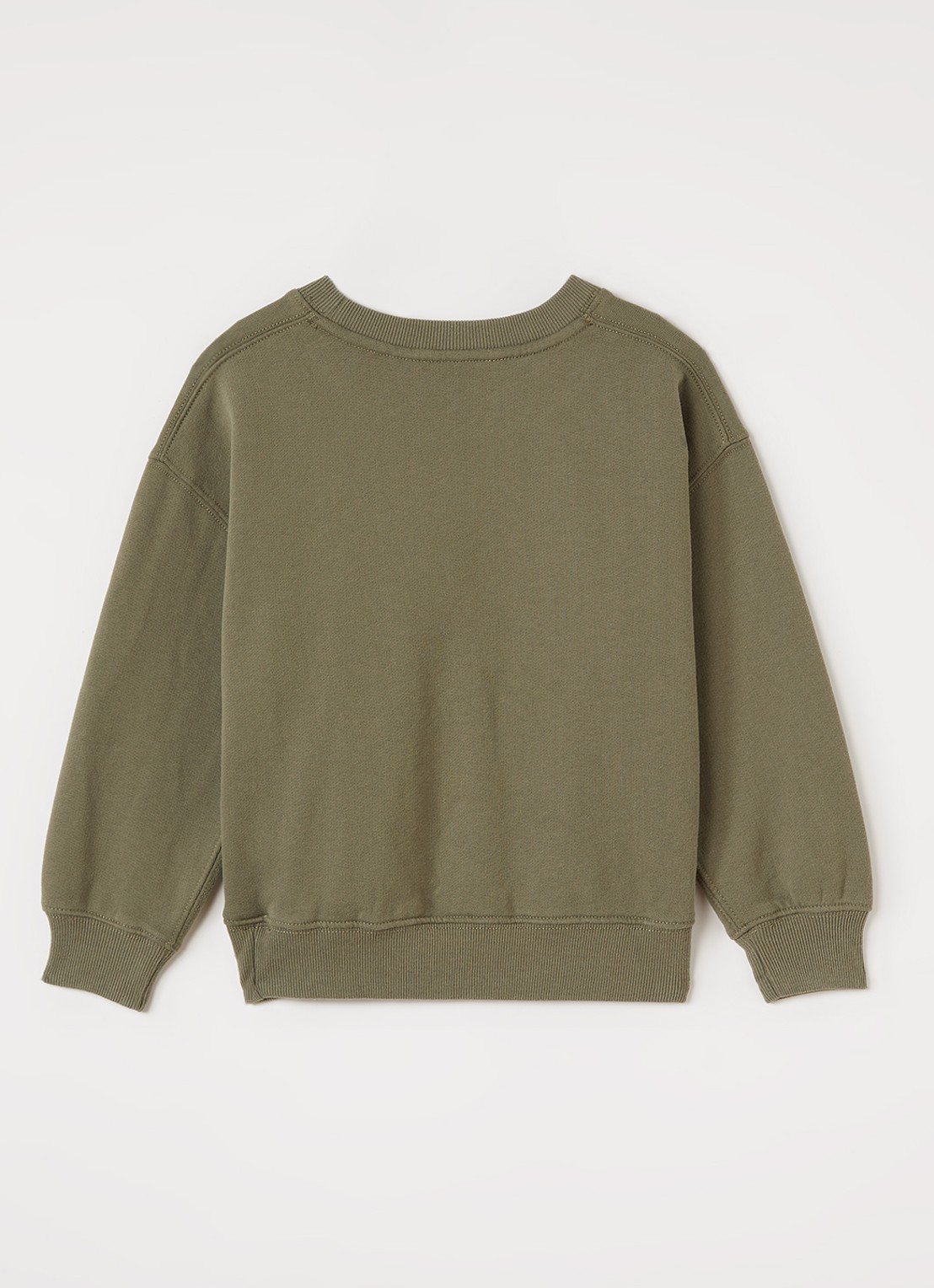 Ralph Lauren Sweater met logoprint - voorkant 2 olijfgroen