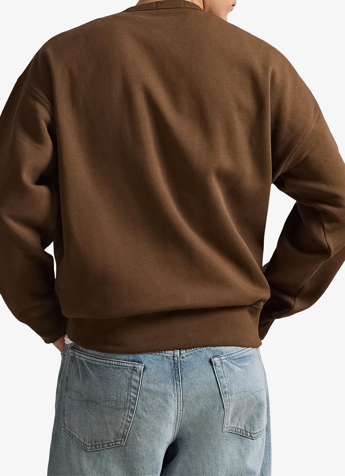 Ralph Lauren Sweater met logoprint - achterkant 3 branch brown-3s7t