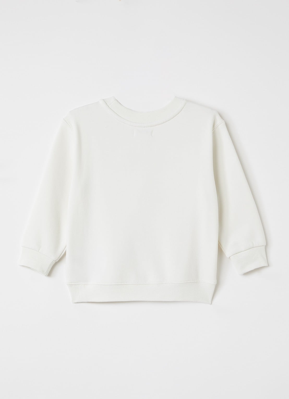 Ralph Lauren Sweater met logoprint - voorkant 3 gebroken wit